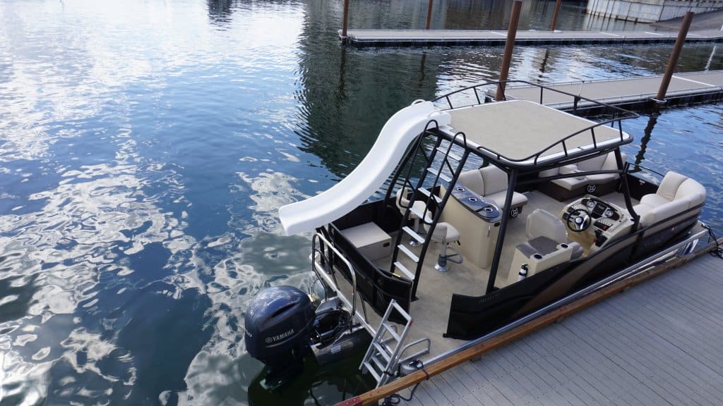 godfrey water slide pontoon rental coeur dalene exterior